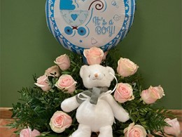 Cesta con rosas