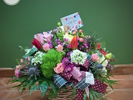 Cesta de flor variada 1