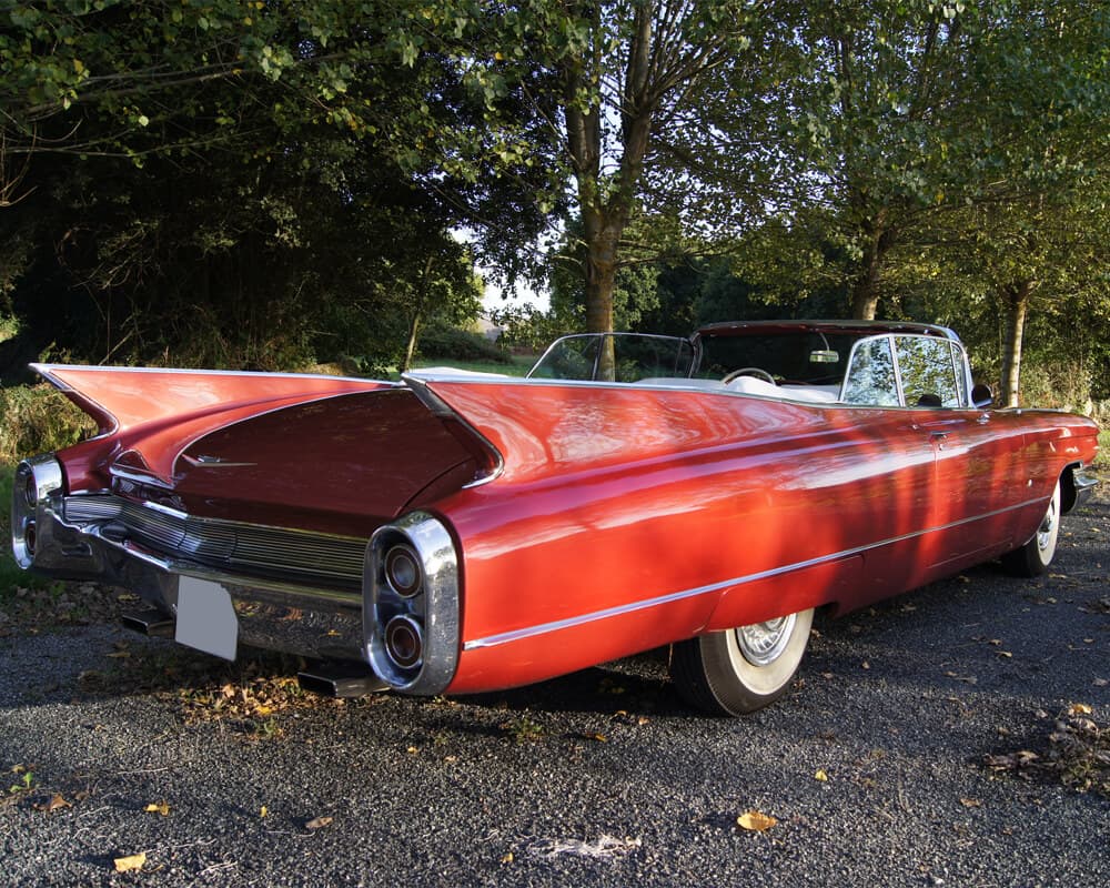 Cadillac descapotable de 1960 - Alquiler de coches para bodas en Lugo