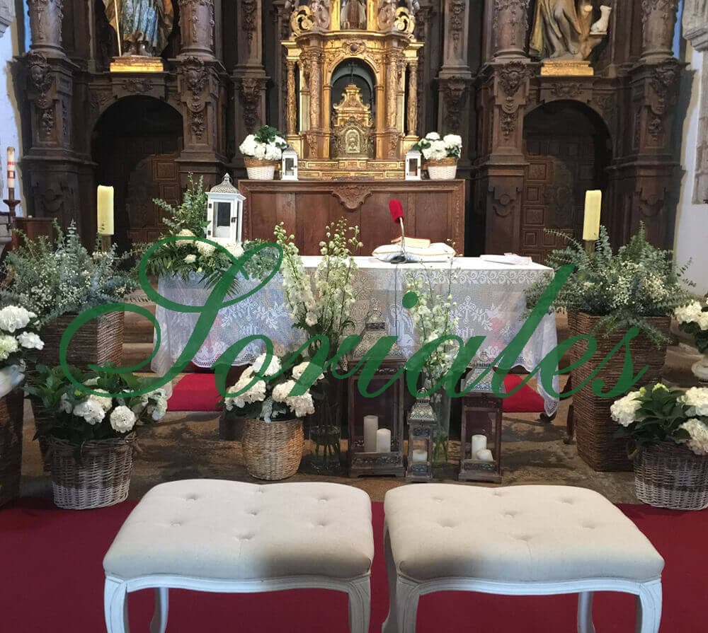 Decoración de bodas en Lugo - Floristería Soriales