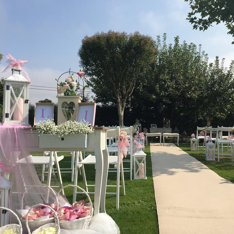 Decoración floral para bodas